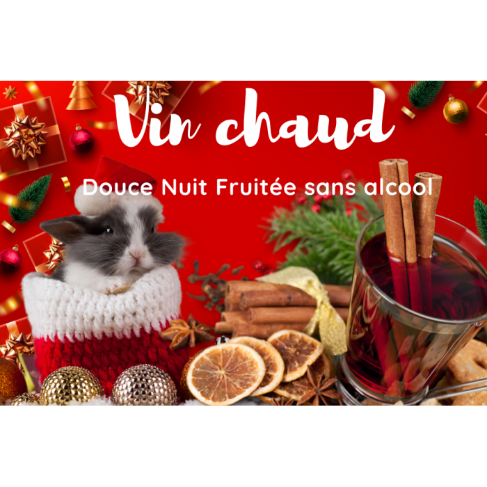 Vin chaud  Noël pour lapin